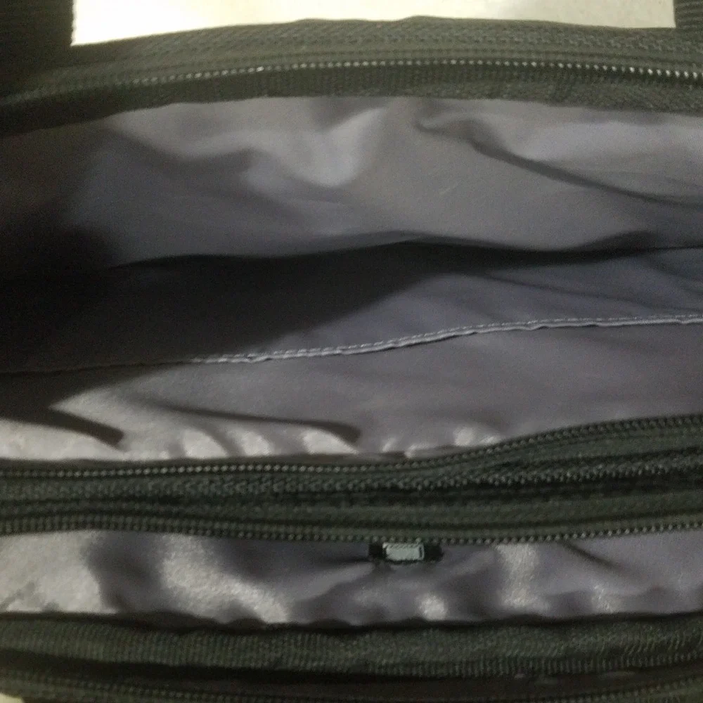 Black Travel soft Laptop‎ Messenger Bag TUARI Briefcase Shoulder Strap Padded